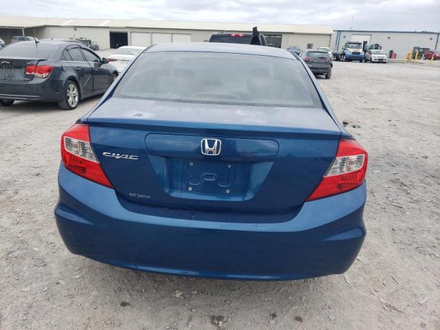 2HGFB2F98CH512256 - 2012 HONDA CIVIC EXL ლურჯი ფოტო 6