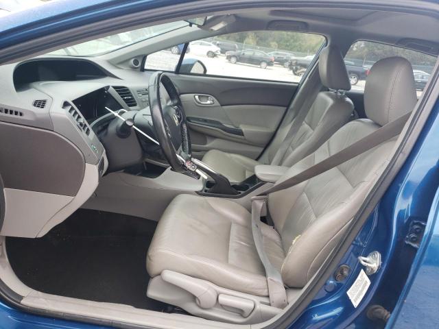 2HGFB2F98CH512256 - 2012 HONDA CIVIC EXL ლურჯი ფოტო 7
