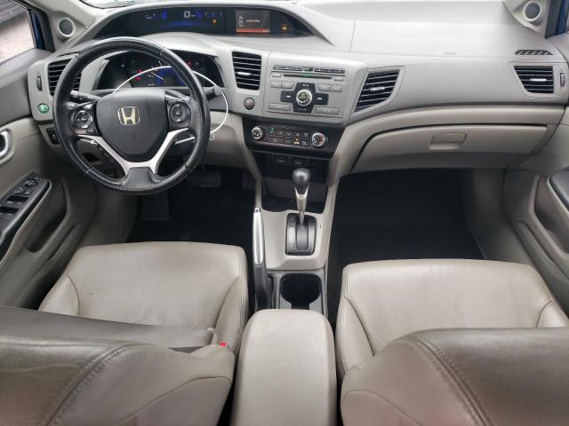 2HGFB2F98CH512256 - 2012 HONDA CIVIC EXL ლურჯი ფოტო 8