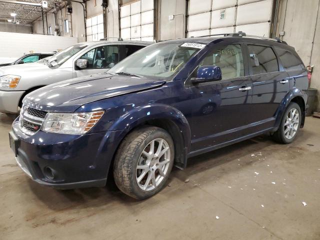 3C4PDDFG1HT702986 - 2017 DODGE JOURNEY GT BLUE photo 1