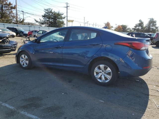 KMHDH4AE2GU523465 - 2016 HYUNDAI ELANTRA SE BLUE photo 2