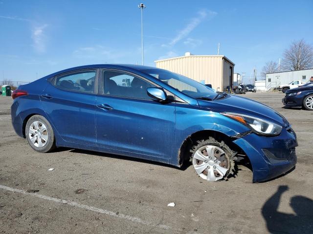 KMHDH4AE2GU523465 - 2016 HYUNDAI ELANTRA SE BLUE photo 4