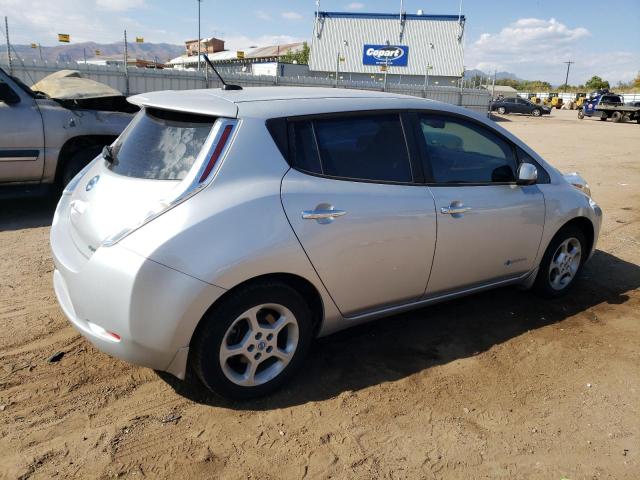 1N4AZ0CP2EC334173 - 2014 NISSAN LEAF S SILVER photo 3