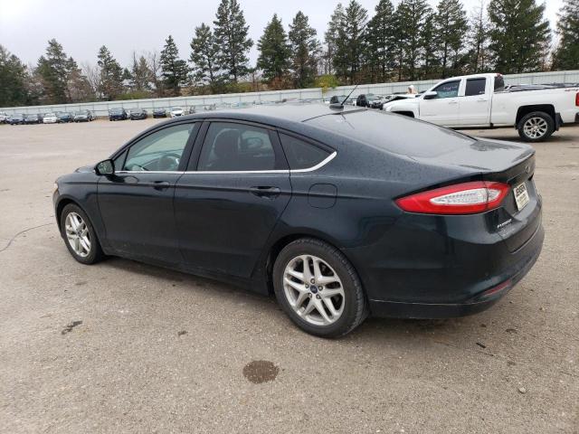 3FA6P0HDXER106126 - 2014 FORD FUSION SE BLACK photo 2