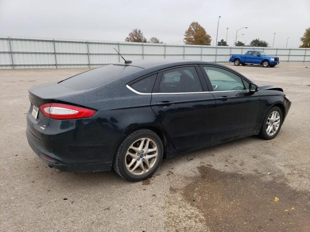 3FA6P0HDXER106126 - 2014 FORD FUSION SE BLACK photo 3