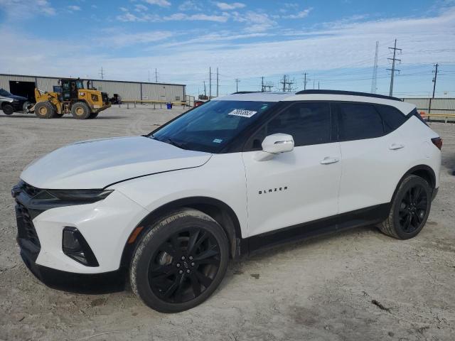 3GNKBJRS7KS676042 - 2019 CHEVROLET BLAZER RS WHITE photo 1