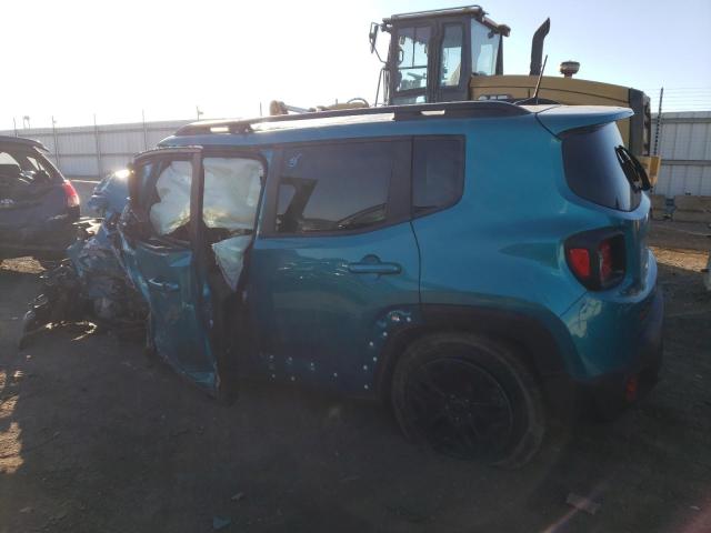 ZACNJDAB2MPM33813 - 2021 JEEP RENEGADE SPORT TEAL photo 2