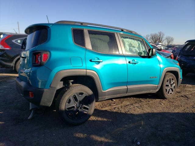 ZACNJDAB2MPM33813 - 2021 JEEP RENEGADE SPORT TEAL photo 3