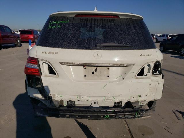 4JGDA5HB8CA023876 - 2012 MERCEDES-BENZ ML 350 4MATIC WHITE photo 6