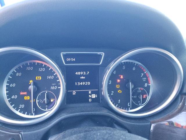 4JGDA5HB8CA023876 - 2012 MERCEDES-BENZ ML 350 4MATIC WHITE photo 9