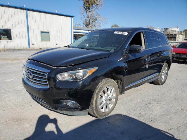 5N1AL0MN6DC314723 - 2013 INFINITI JX35 BLACK photo 2