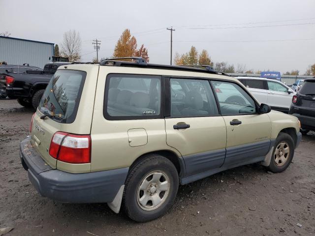 JF1SF63571H710877 - 2001 SUBARU FORESTER L GOLD photo 3