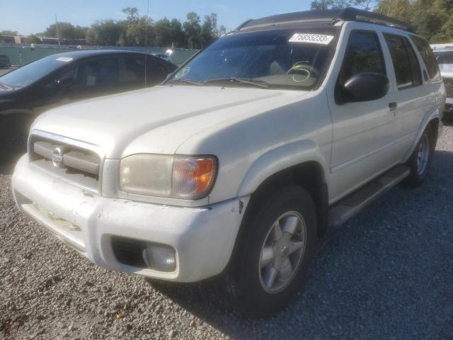 JN8DR09XX2W665242 - 2002 NISSAN PATHFINDER LE WHITE photo 1