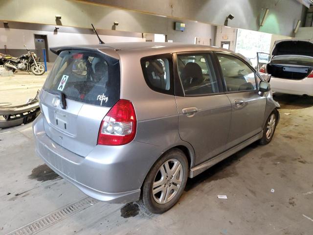 JHMGD38677S041414 - 2007 HONDA FIT S 银色 照片 3