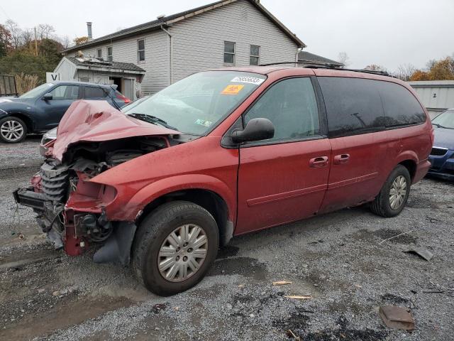 2A4GP44R77R167752 - 2007 CHRYSLER TOWN & COU LX RED photo 1