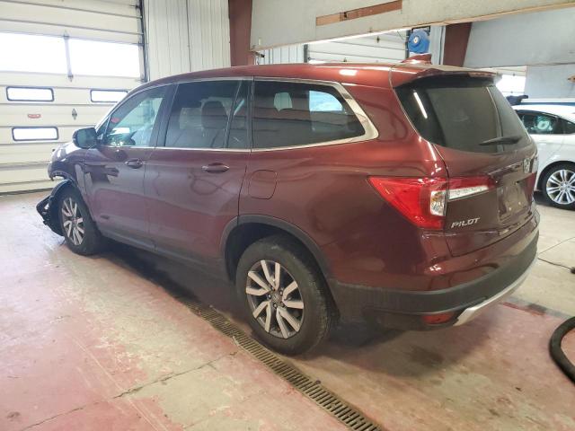 5FNYF6H48LB019364 - 2020 HONDA PILOT EXL MAROON photo 2