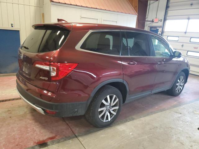 5FNYF6H48LB019364 - 2020 HONDA PILOT EXL MAROON photo 3