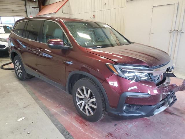 5FNYF6H48LB019364 - 2020 HONDA PILOT EXL MAROON photo 4