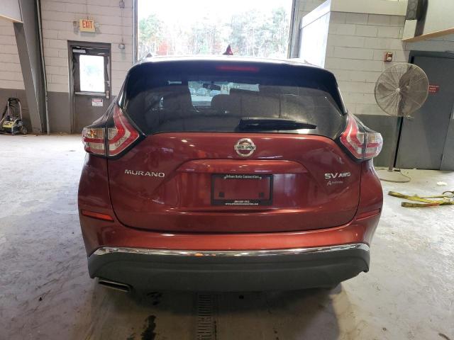 5N1AZ2MH5HN104984 - 2017 NISSAN MURANO S BURGUNDY photo 6