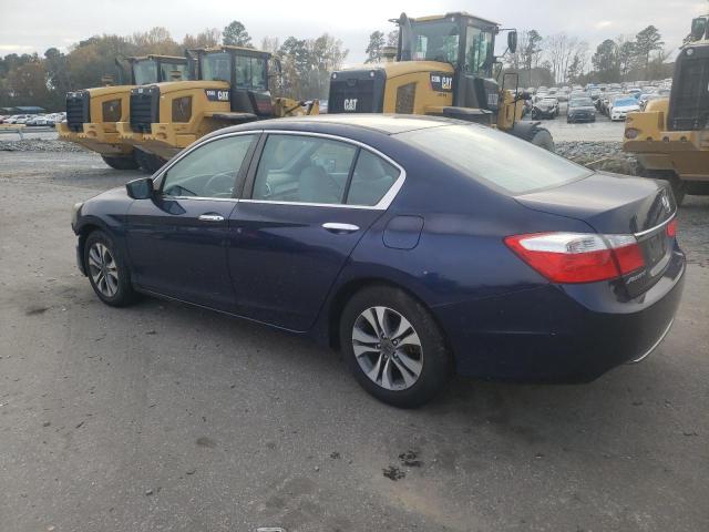 1HGCR2F38FA232334 - 2015 HONDA ACCORD LX BLUE photo 2