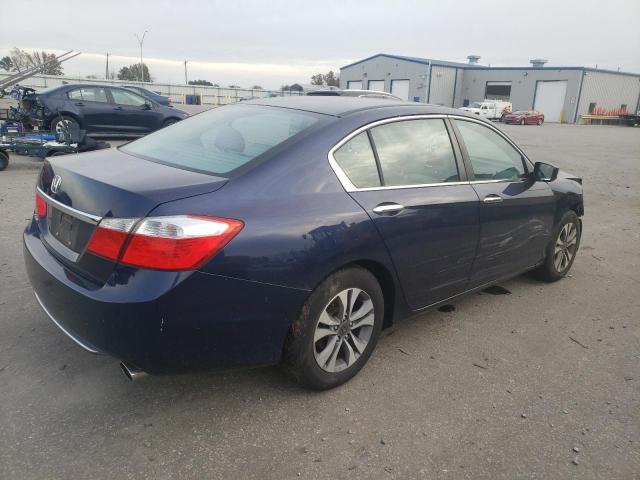 1HGCR2F38FA232334 - 2015 HONDA ACCORD LX BLUE photo 3