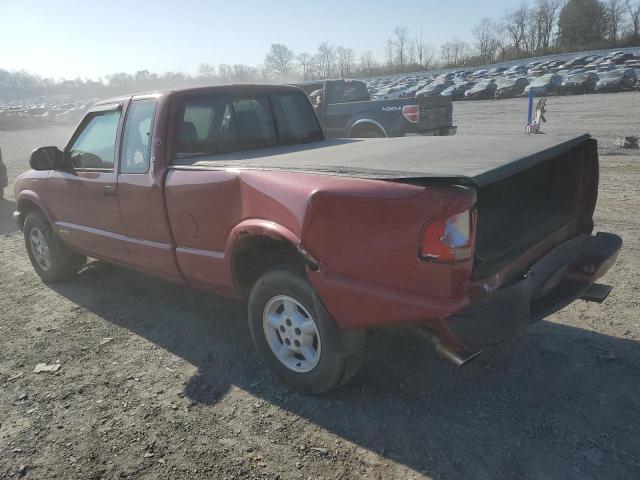 1GCDT19X038231324 - 2003 CHEVROLET S TRUCK S10 RED photo 2