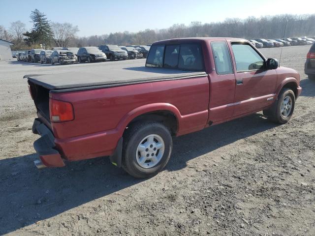 1GCDT19X038231324 - 2003 CHEVROLET S TRUCK S10 RED photo 3