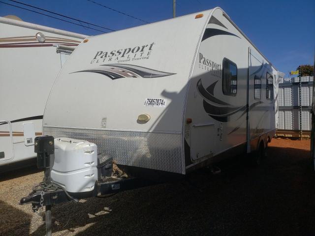 4YDT25124DT412217 - 2013 KEYSTONE PASSPORT WHITE photo 2