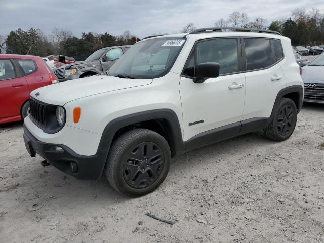 ZACNJBAB3KPK20614 - 2019 JEEP RENEGADE SPORT WHITE photo 1