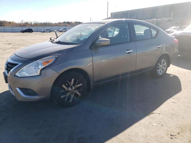 3N1CN7AP1HL819071 - 2017 NISSAN VERSA S GRAY photo 1