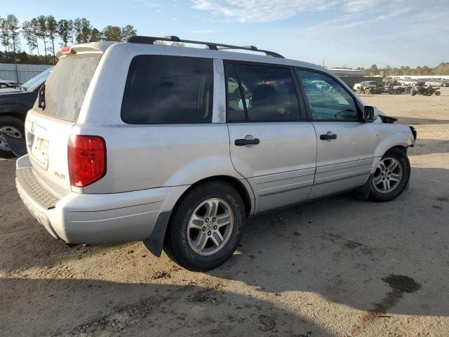 2HKYF18533H579385 - 2003 HONDA PILOT EXL SILVER photo 3