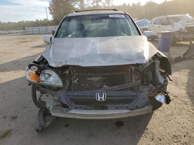 2HKYF18533H579385 - 2003 HONDA PILOT EXL SILVER photo 5