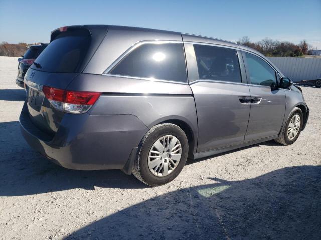 5FNRL5H28GB066664 - 2016 HONDA ODYSSEY LX GRAY photo 3