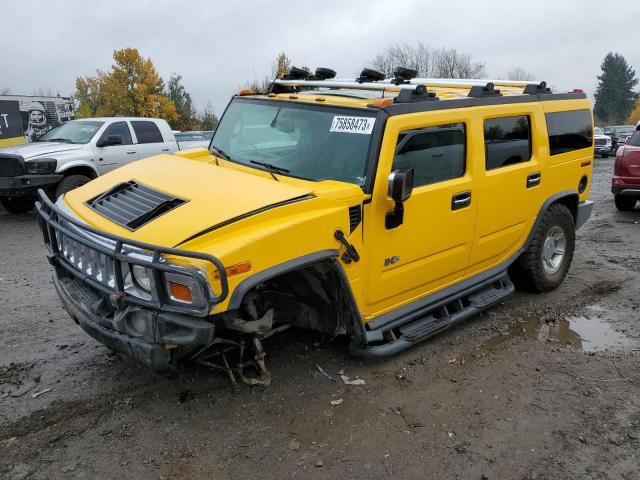 5GRGN23UX3H110939 - 2003 HUMMER H2 YELLOW photo 1