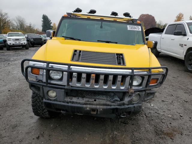 5GRGN23UX3H110939 - 2003 HUMMER H2 YELLOW photo 5