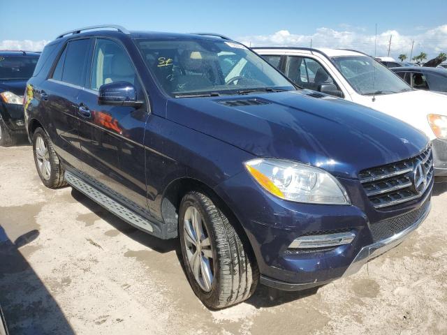 4JGDA5HB7FA599284 - 2015 MERCEDES-BENZ ML 350 4MATIC BLUE photo 4