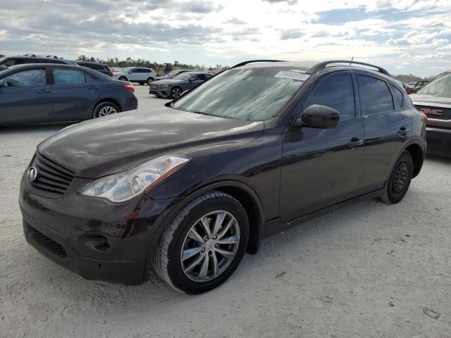 JN1AJ0HR0AM756266 - 2010 INFINITI EX35 BASE Բորդո լուսանկար 1