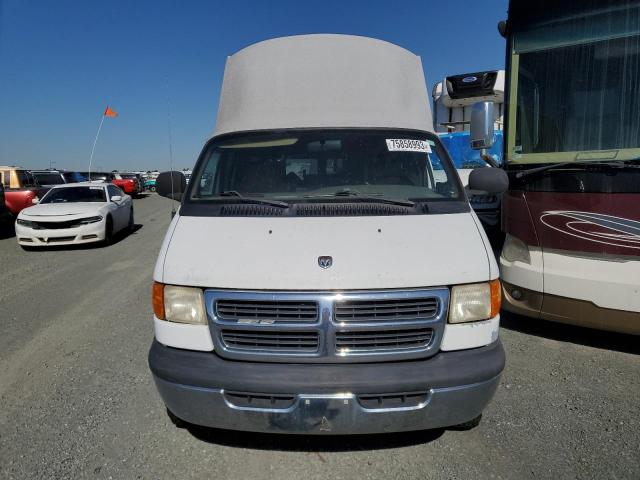 2B5WB35Z3YK166173 - 2000 DODGE RAM WAGON B3500 WHITE photo 5