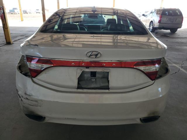 KMHFG4JG8EA346156 - 2014 HYUNDAI AZERA WHITE photo 6