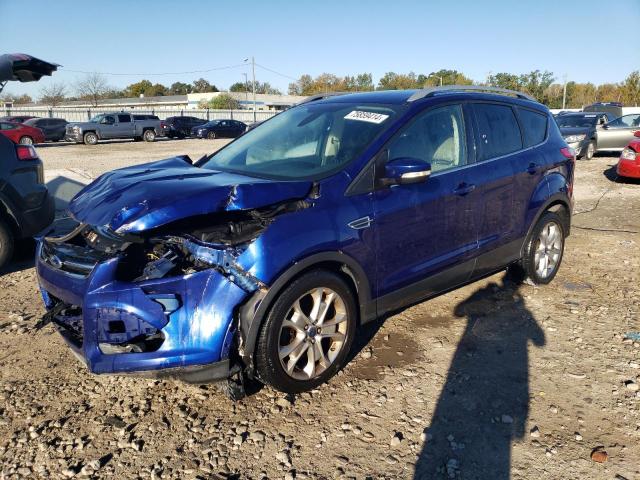 1FMCU0J94EUD73939 - 2014 FORD ESCAPE TITANIUM BLUE photo 1