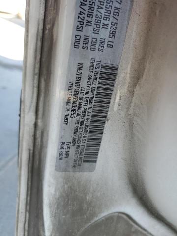 ZFBHRFAB1K6M09655 - 2019 RAM PROMASTER WHITE photo 14