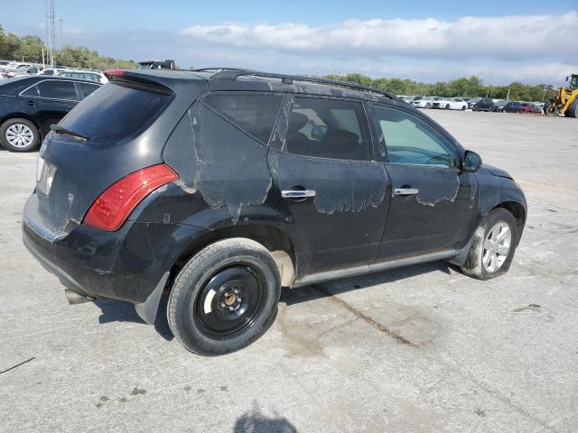 JN8AZ08T27W519863 - 2007 NISSAN MURANO SL BLACK photo 3