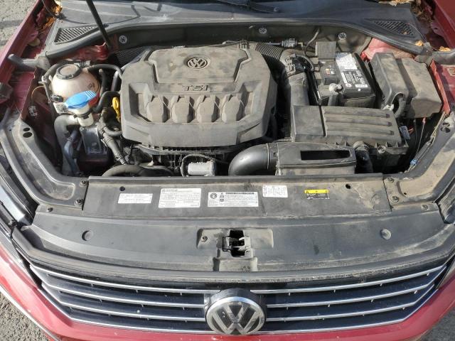 1VWLA7A35KC012980 - 2019 VOLKSWAGEN PASSAT WOLFSBURG RED photo 11