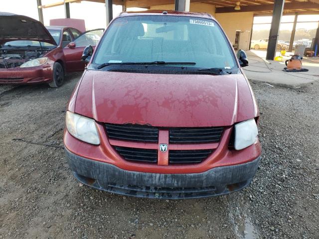 1D4GP25R37B247432 - 2007 DODGE CARAVAN SE RED photo 5