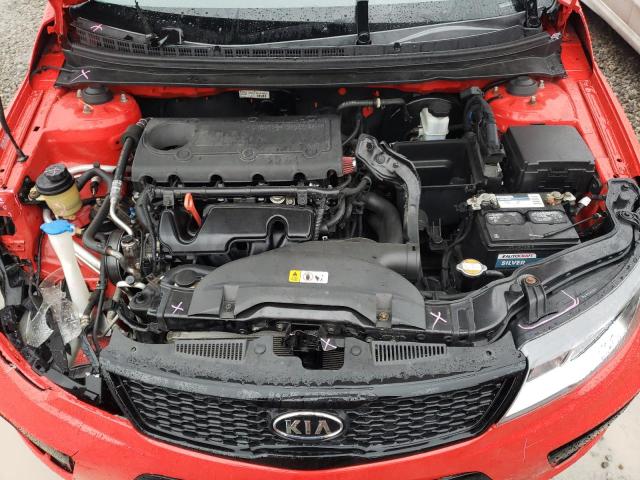 KNAFW6A36C5525394 - 2012 KIA FORTE SX RED photo 11