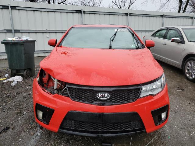 KNAFW6A36C5525394 - 2012 KIA FORTE SX RED photo 5