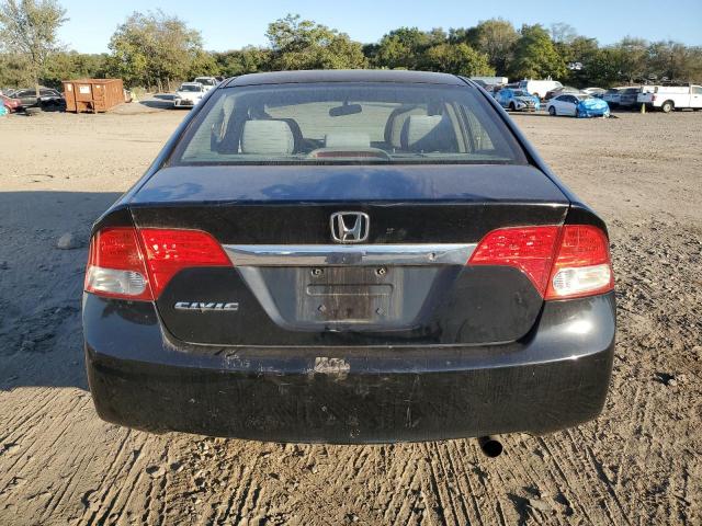 2HGFA16549H355022 - 2009 HONDA CIVIC LX BLACK photo 6