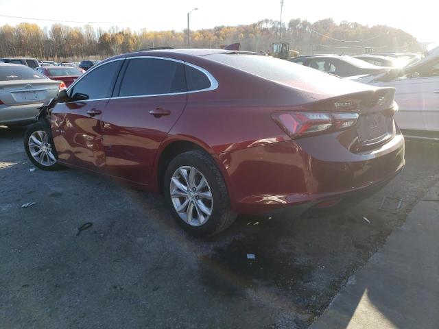 1G1ZD5ST9LF000928 - 2020 CHEVROLET MALIBU LT MAROON photo 2