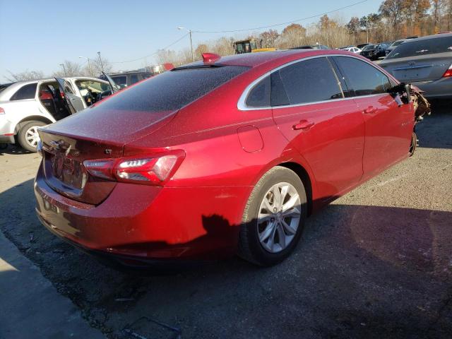 1G1ZD5ST9LF000928 - 2020 CHEVROLET MALIBU LT MAROON photo 3