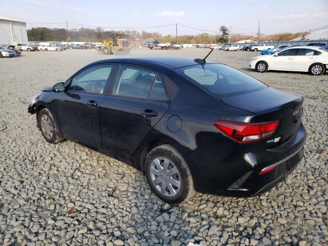 3KPA24AD9PE594287 - 2023 KIA RIO LX BLACK photo 2